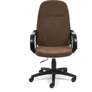 Кресло TetChair Leader флок коричневый 6 кресло tetchair duke флок ткань коричневый бронза 6 tw 21