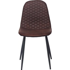 Стул TetChair Storm (mod. 807) металл, ткань наппа темно-коричневый/черный стул leset орегон венге т34 жаккард палермо коричневый ж4 0