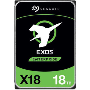 Жесткий диск Seagate SATA-III 18Tb ST18000NM000J Exos X18 512E (ST18000NM000J) жесткий диск hdd seagate sas 18tb st18000nm004j