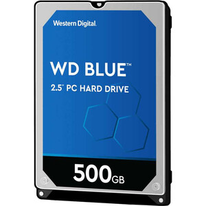 Жесткий диск Western Digital (WD) Original SATA-III 500Gb WD5000LPZX Blue (WD5000LPZX) жесткий диск western digital wd original sata iii 2tb wd20spzx blue wd20spzx