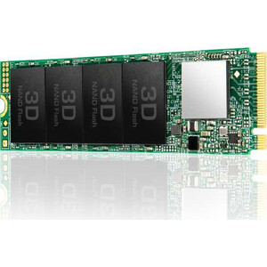 Накопитель SSD Transcend PCI-E x4 256Gb TS256GMTE110S M.2 2280 (TS256GMTE110S) твердотельный накопитель transcend 960gb m 2 2280 ssd sata3 tlc ts960gmts820s
