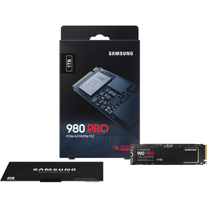Накопитель SSD Samsung PCI-E 4.0 x4 1Tb MZ-V8P1T0BW 980 PRO M.2 2280 (MZ-V8P1T0BW)