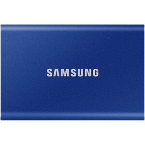 Накопитель SSD Samsung USB-C 1Tb MU-PC1T0H/WW T7 1.8" синий (MU-PC1T0H/WW)