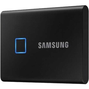 Накопитель SSD Samsung USB-C 1Tb MU-PC1T0K/WW T7 Touch 1.8" черный (MU-PC1T0K/WW)