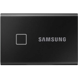 Накопитель SSD Samsung USB-C 1Tb MU-PC1T0K/WW T7 Touch 1.8" черный (MU-PC1T0K/WW)