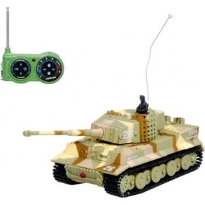 Радиоуправляемый танк Great Wall Toys German Tiger I масштаб 1:72 35Mhz - 2117-2 - фото 1