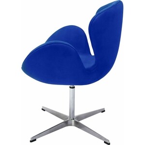 Кресло Bradex Swan Chair синий, искусственная замша (FR 0652)