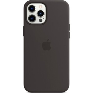 фото Чехол apple magsafe для iphone 12 pro max, чёрный цвет (mhlg3ze/a)