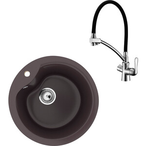 

Кухонная мойка и смеситель Ulgran U-102-343 антрацит, Lemark Comfort LM3070C, U-102-343 антрацит, Lemark Comfort LM3070C