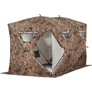 фото Зимняя палатка куб higashi double camo comfort