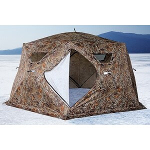фото Зимняя палатка шестигранная higashi camo yurta
