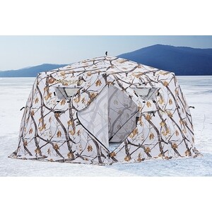 фото Зимняя палатка шестигранная higashi winter camo yurta