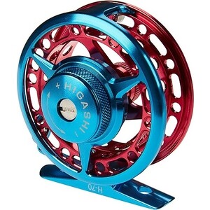 фото Катушка инерционная higashi h-70 blue/red