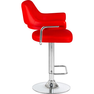 фото Стул bigarden 5019-lm charly цвет сиденья красный, цвет основания хром