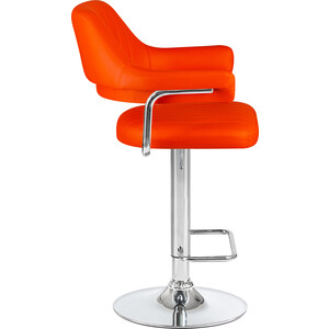 фото Стул bigarden 5019-lm charly цвет сиденья оранжевый, цвет основания хром