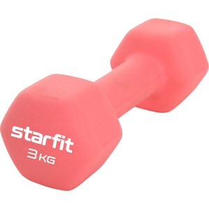 

Гантель неопреновая Starfit Core DB-201 3 кг, коралловый, Core DB-201 3 кг, коралловый