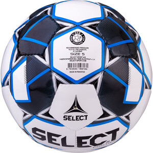 Мяч футбольный Select Contra IMS 812310, №5, белый/черный/синий Contra IMS 812310, №5, белый/черный/синий - фото 3