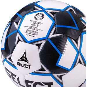 Мяч футбольный Select Contra IMS 812310, №5, белый/черный/синий Contra IMS 812310, №5, белый/черный/синий - фото 4
