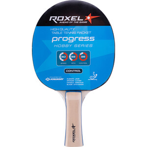 фото Набор для настольного тенниса roxel hobby progress (2 ракетки + 3 мяча + сетка)