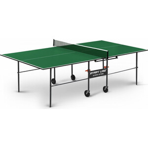 фото Теннисный стол start line olympic optima green с сеткой