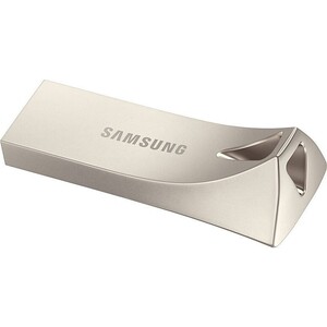 фото Флеш диск samsung 256gb bar plus muf-256be3/apc usb 3.1, серебристый