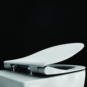 Комплект унитаза Pestan Fluenta Rimless с инсталляцией, сиденьем микролифт и белой клавишей (40006661, SET40006356DW)