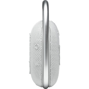 Портативная колонка JBL Clip 4 JBLCLIP4WHT (моно, 5Вт, Bluetooth, 10 ч) белый