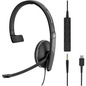 Гарнитура Sennheiser SC 135 USB-C моно - фото 1