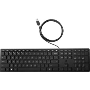 Клавиатура HP 320K черный USB (9SR37AA)