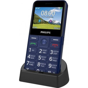 Мобильный телефон Philips E207 Xenium синий (867000174125) телефон philips xenium e2601 синий