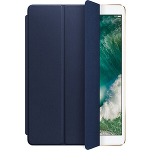 Чехол-обложка Apple Leather Smart Cover for 10.5 iPad Pro - Midnight Blue - фото 2