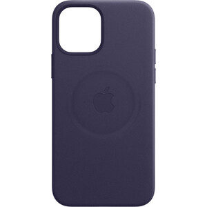 фото Чехол apple для iphone 12 mini leather case with magsafe - deep violet