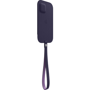 фото Чехол-конверт apple для iphone 12 pro max leather sleeve with magsafe - deep violet