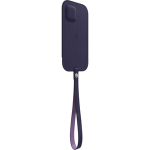 фото Чехол-конверт apple для iphone 12 mini leather sleeve with magsafe - deep violet