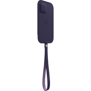 фото Чехол-конверт apple для iphone 12 leather sleeve with magsafe - deep violet