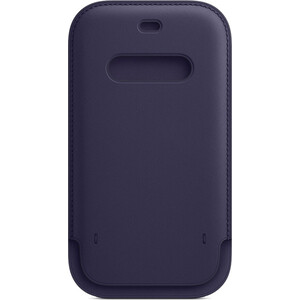 фото Чехол-конверт apple для iphone 12 leather sleeve with magsafe - deep violet