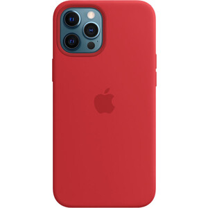 фото Чехол apple для iphone 12 pro max silicone case with magsafe - red