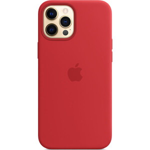 фото Чехол apple для iphone 12 pro max silicone case with magsafe - red