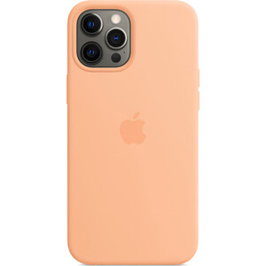 фото Чехол apple для iphone 12 pro max silicone case with magsafe - cantaloupe