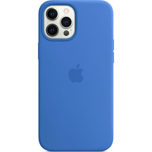 фото Чехол apple для iphone 12 pro max silicone case with magsafe - capri blue