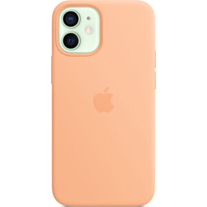 фото Чехол apple для iphone 12 mini silicone case with magsafe - cantaloupe