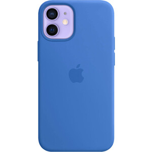 фото Чехол apple для iphone 12 mini silicone case with magsafe - capri blue