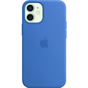 фото Чехол apple для iphone 12 mini silicone case with magsafe - capri blue