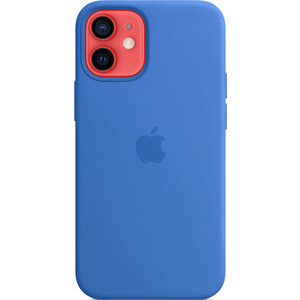 фото Чехол apple для iphone 12 mini silicone case with magsafe - capri blue