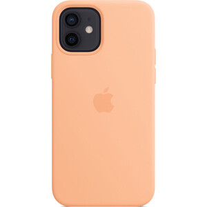 фото Чехол apple для iphone 12/12 pro silicone case with magsafe - cantaloupe