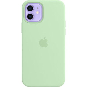 Чехол Apple для iPhone 12/12 Pro Silicone Case with MagSafe - Pistachio для iPhone 12/12 Pro Silicone Case with MagSafe - Pistachio - фото 1