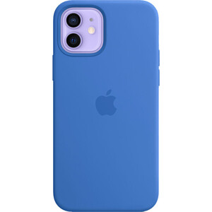 фото Чехол apple для iphone 12/12 pro silicone case with magsafe - capri blue