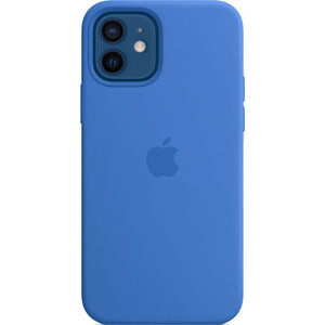 фото Чехол apple для iphone 12/12 pro silicone case with magsafe - capri blue