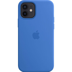 фото Чехол apple для iphone 12/12 pro silicone case with magsafe - capri blue