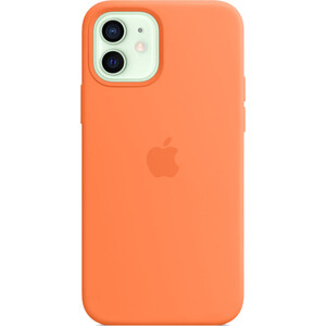 Чехол Apple для iPhone 12/12 Pro Silicone Case with MagSafe - Kumquat для iPhone 12/12 Pro Silicone Case with MagSafe - Kumquat - фото 2